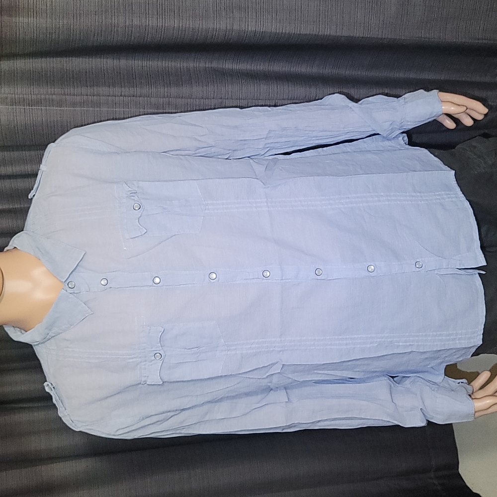 Rogue Button Up Long Sleeve Striped